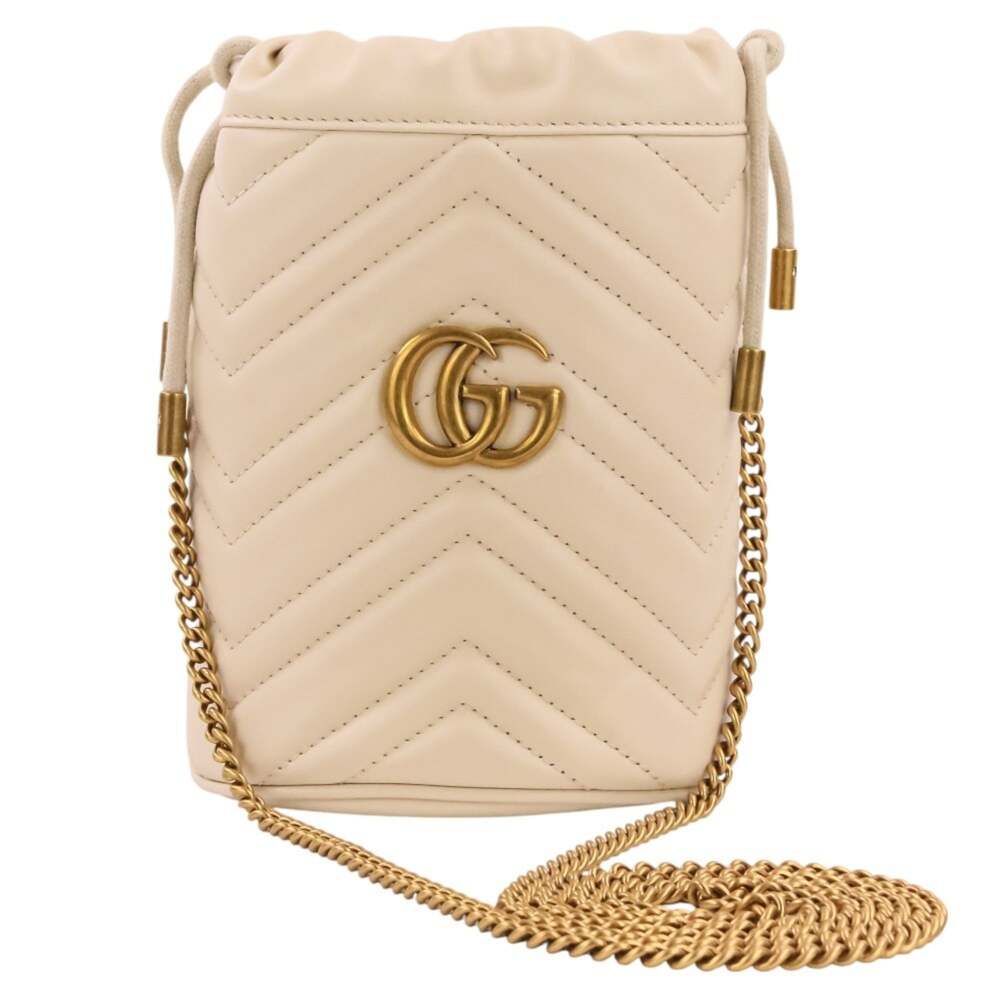 Gucci Gg Marmont Bucket Bag Matelasse #309575G96B